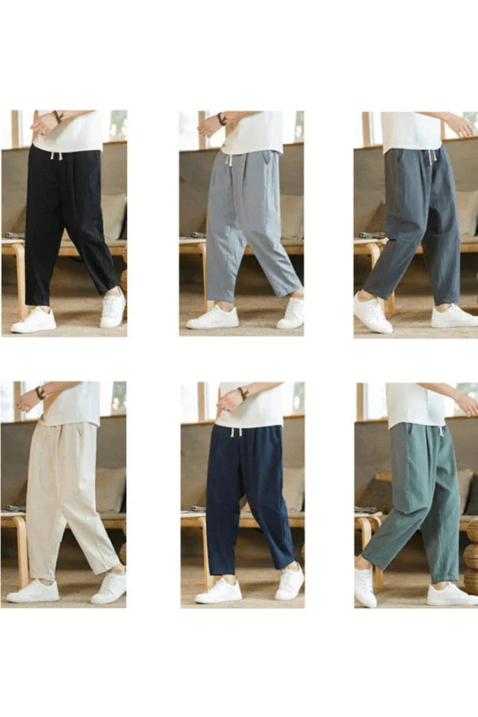Flyder Industries Men's Premium Urban Baggy Trousers – Relaxed Fit, Streetwear Style, All-Day Comfort Classic Wide-Leg Baggy Trousers for Men – Breathable Cotton Blend, Relaxed Fit, Everyday Streetwear