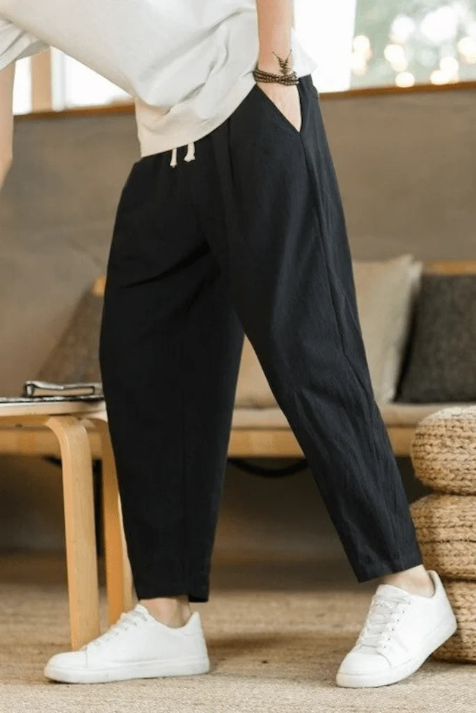 Flyder Industries Men's Premium Urban Baggy Trousers – Relaxed Fit, Streetwear Style, All-Day Comfort  Classic Wide-Leg Baggy Trousers for Men – Breathable Cotton Blend, Relaxed Fit, Everyday Streetwear